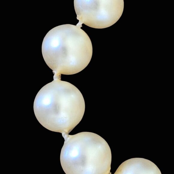 Vintage String of Pearls Gatsby 66" Strand Costume Faux Pearls - Picture 7 of 16